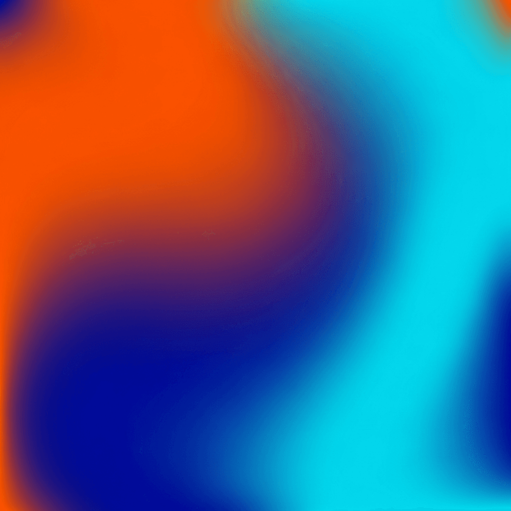 Vibrant abstract gradient representing 3D design flow