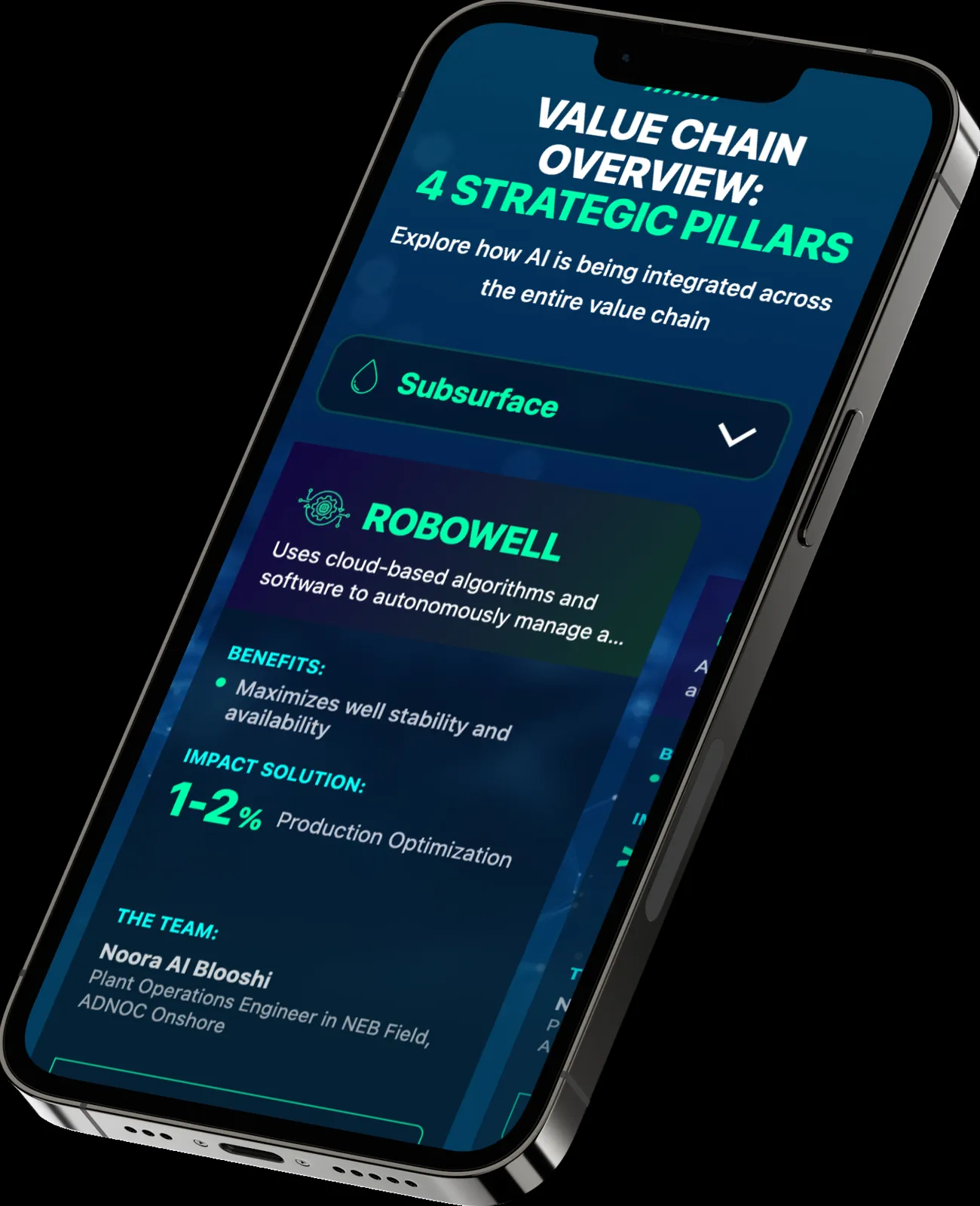 ADNOC EnergyAI App screen 3