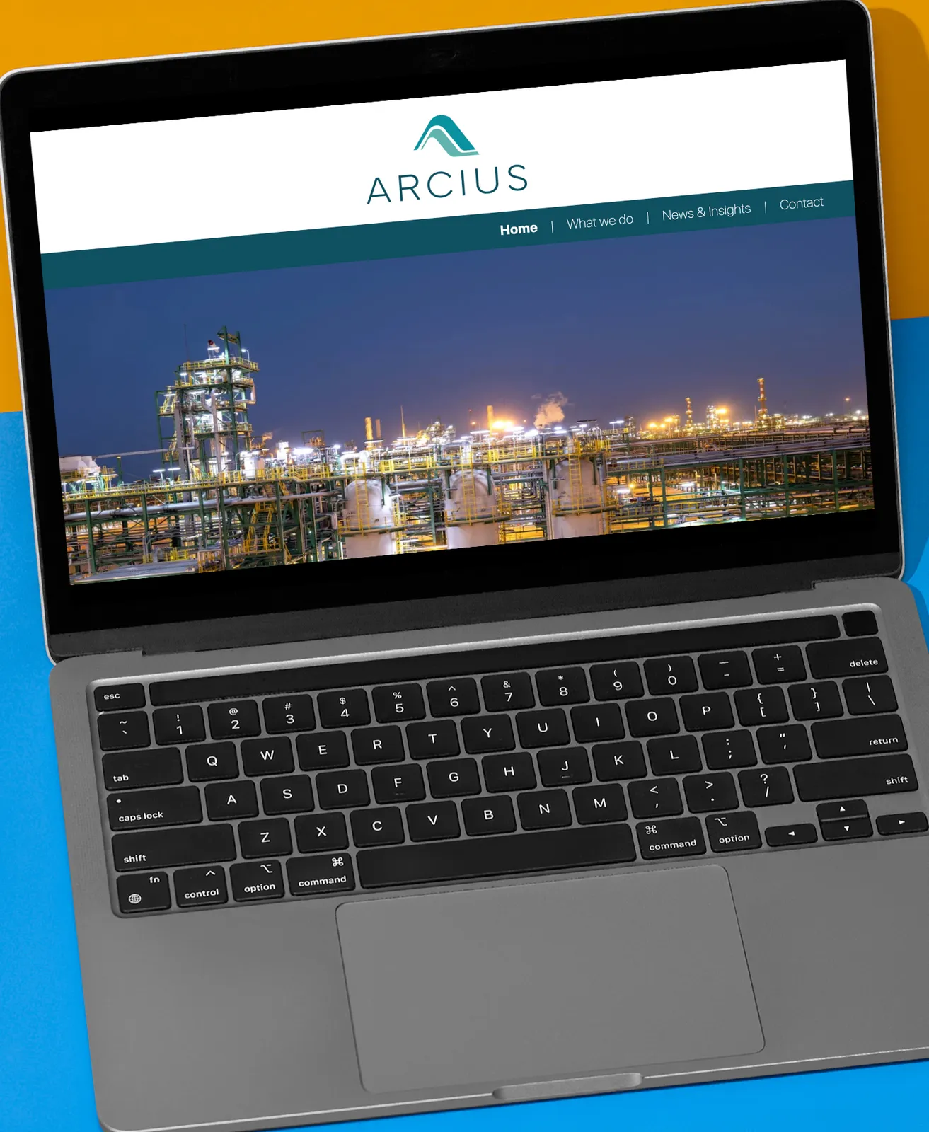Arcius Responsive Website screen 1