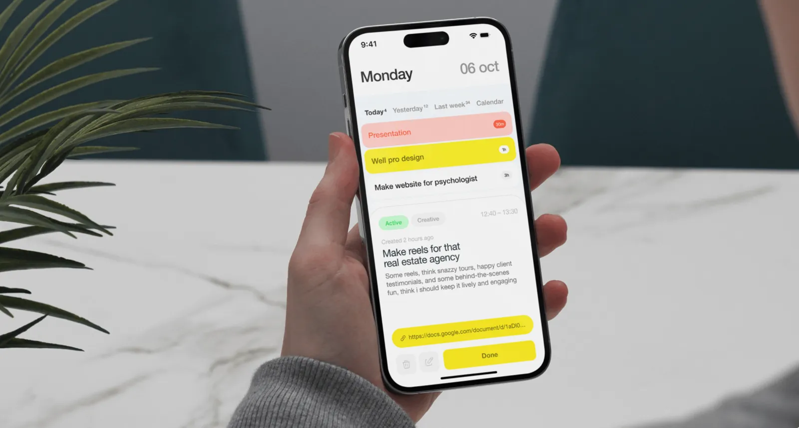 Take It Easy: Mental Health App screen 2