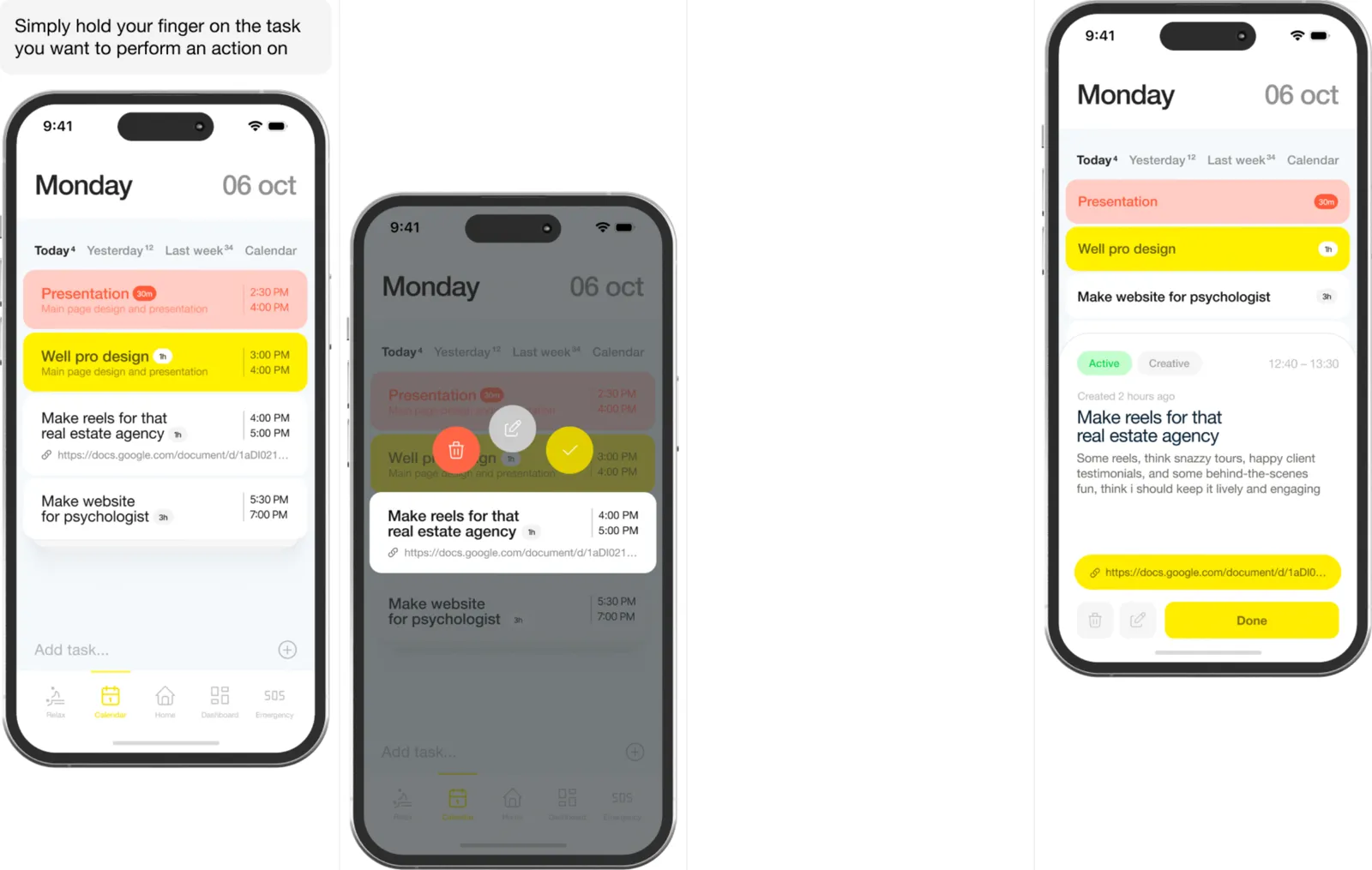 Take It Easy: Mental Health App screen 3