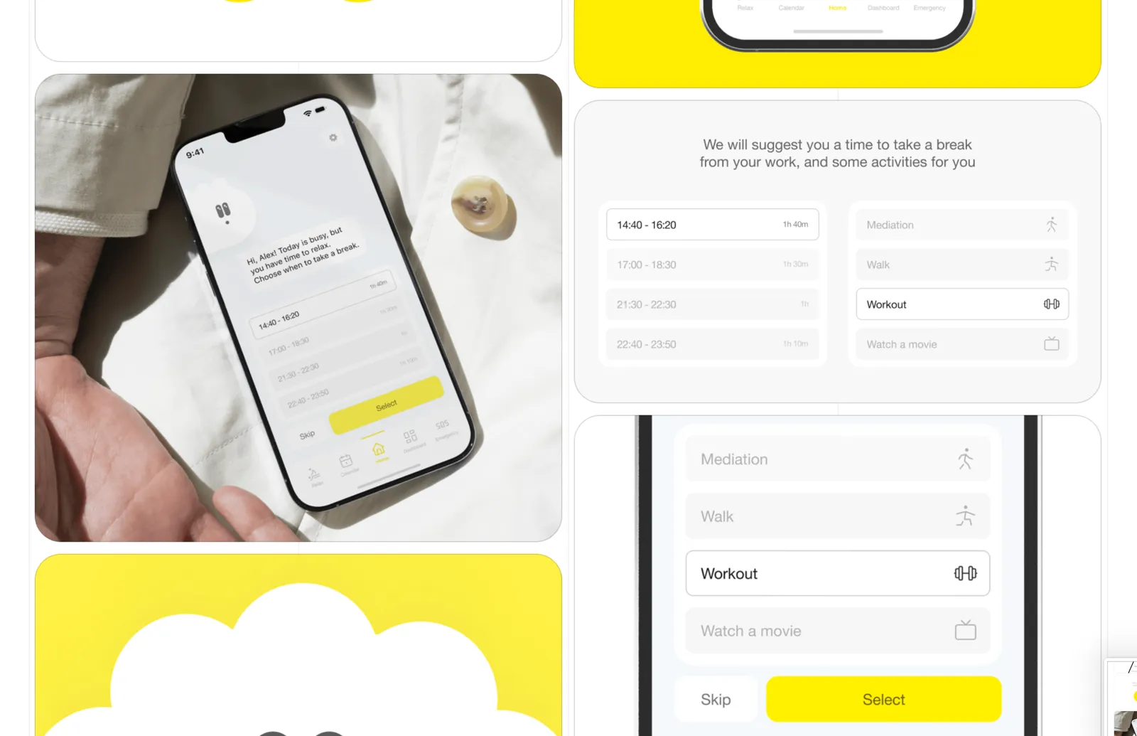 Take It Easy: Mental Health App screen 4